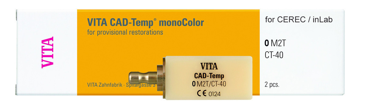 Блоки CAD-Temp monoColor для CEREC/inLab (2 шт) Vita