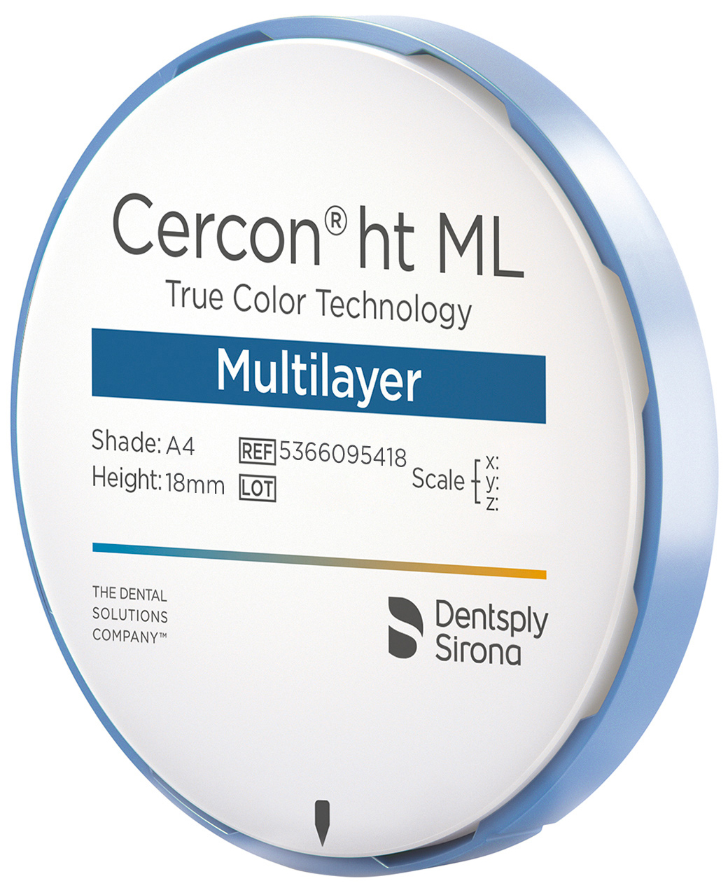 Диск Cercon HT ML disk 98-18 (1 шт) Dentsply Sirona