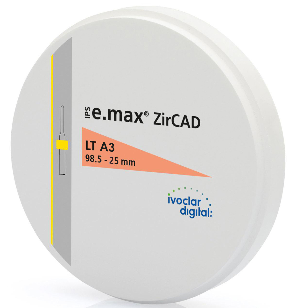 Диск IPS e.max ZirCAD LT 98,5-25 (1 шт) Ivoclar Vivadent