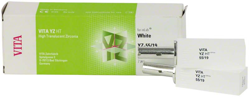 Блоки VITA YZ HT White для CEREC/inLab ( 2 шт) Vita