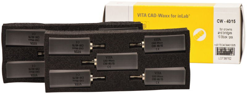 Блоки CAD-Waxx CW40/15 для CEREC/inLab (10 шт) Vita EC4CW4010
