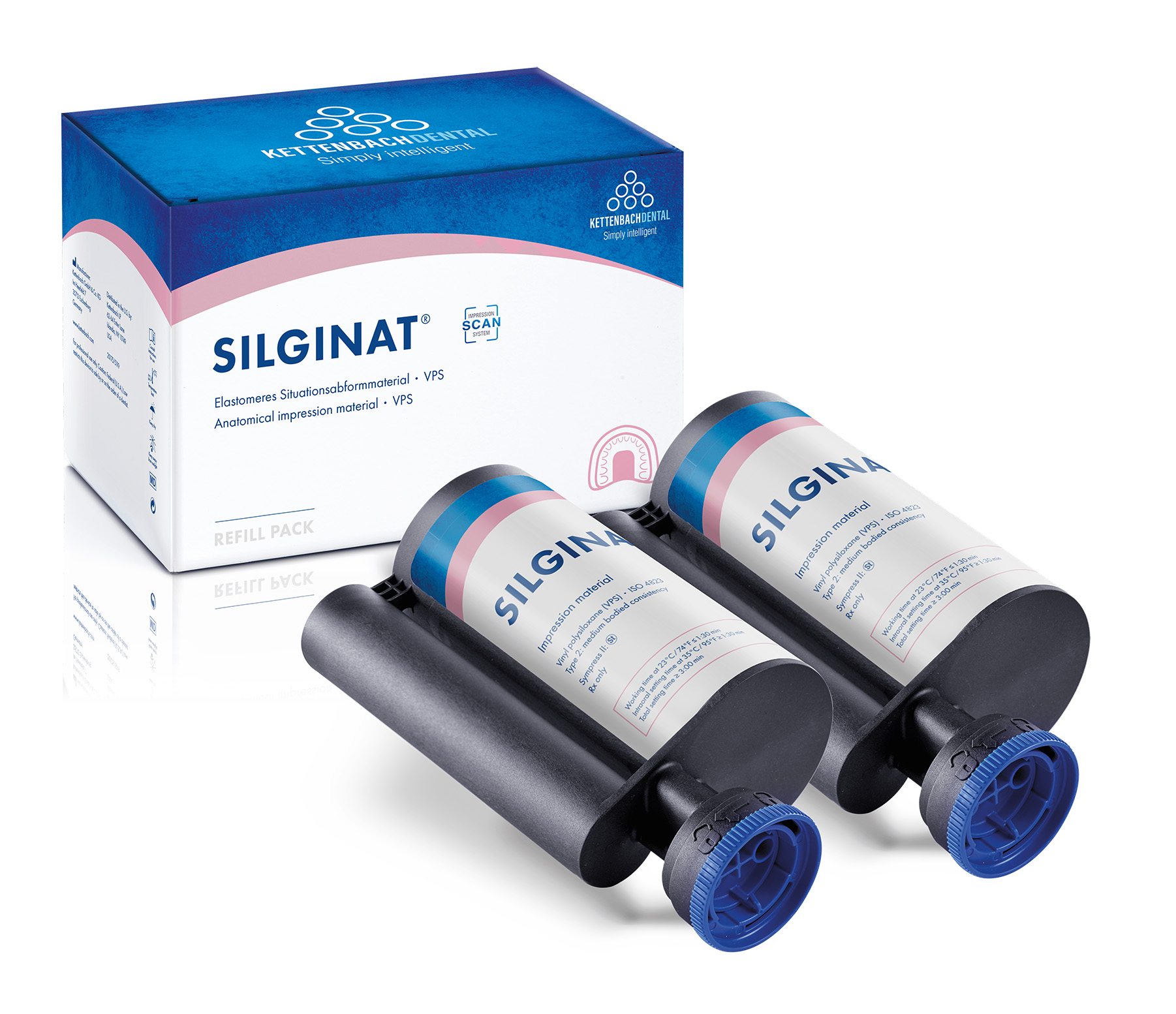 А-силикон среднетекучий Silginat Refill pack Kettenbach 14713