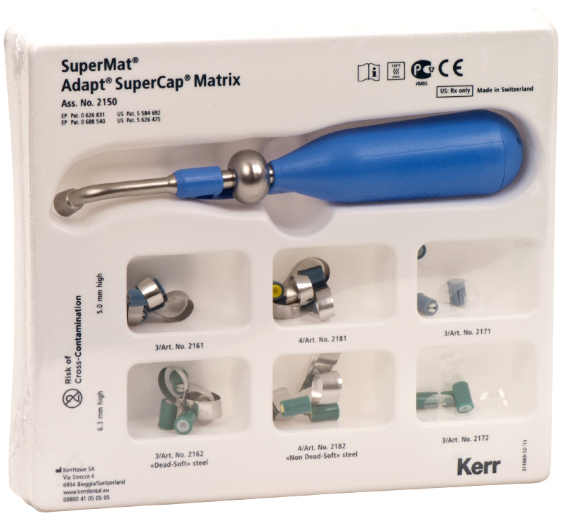 Набор SuperMat Assortment Kit (20 матриц, инструмент) Kerr 2150