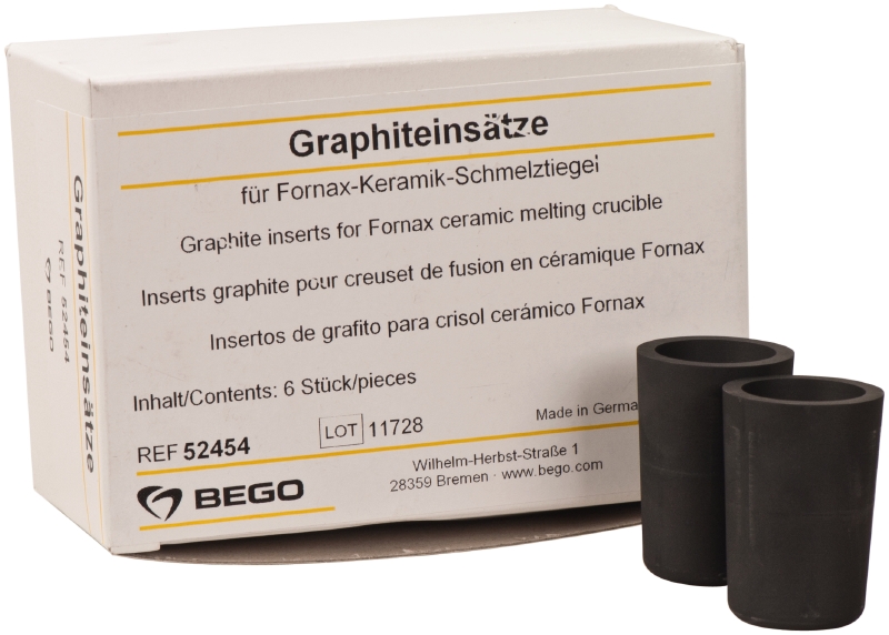Вставка графитовая для керамических тиглей Fornax (6 шт) Bego 52454