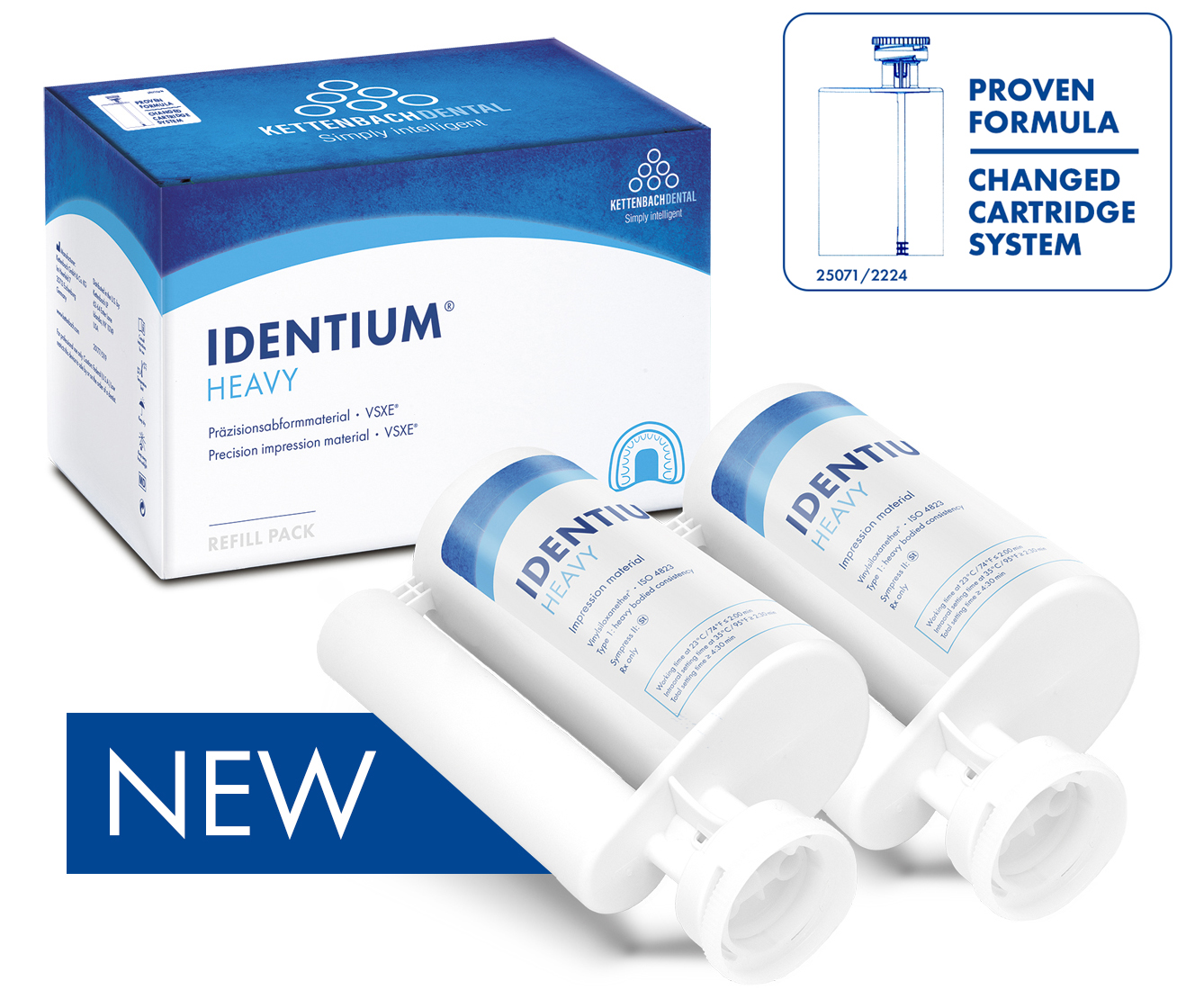 Винилсилоксанэфир вязкотекучий Identium Heavy Refill pack Kettenbach 14725