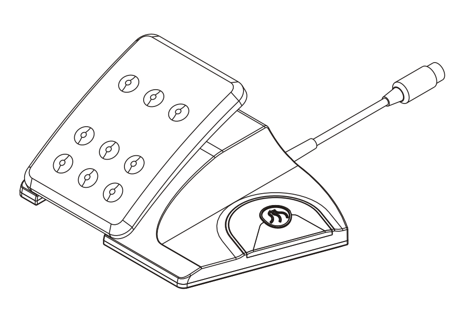 Педаль управления L-NV для Perfecta 300/600/900 W&H 05038100