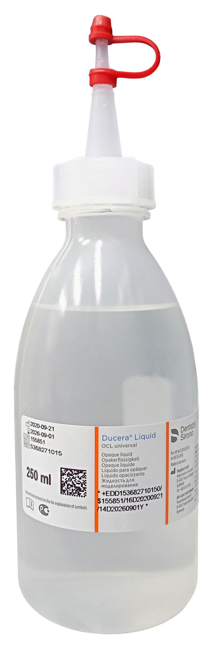 Жидкость Ducera Liquid OCL universal (250 мл) Dentsply Sirona 5368271015