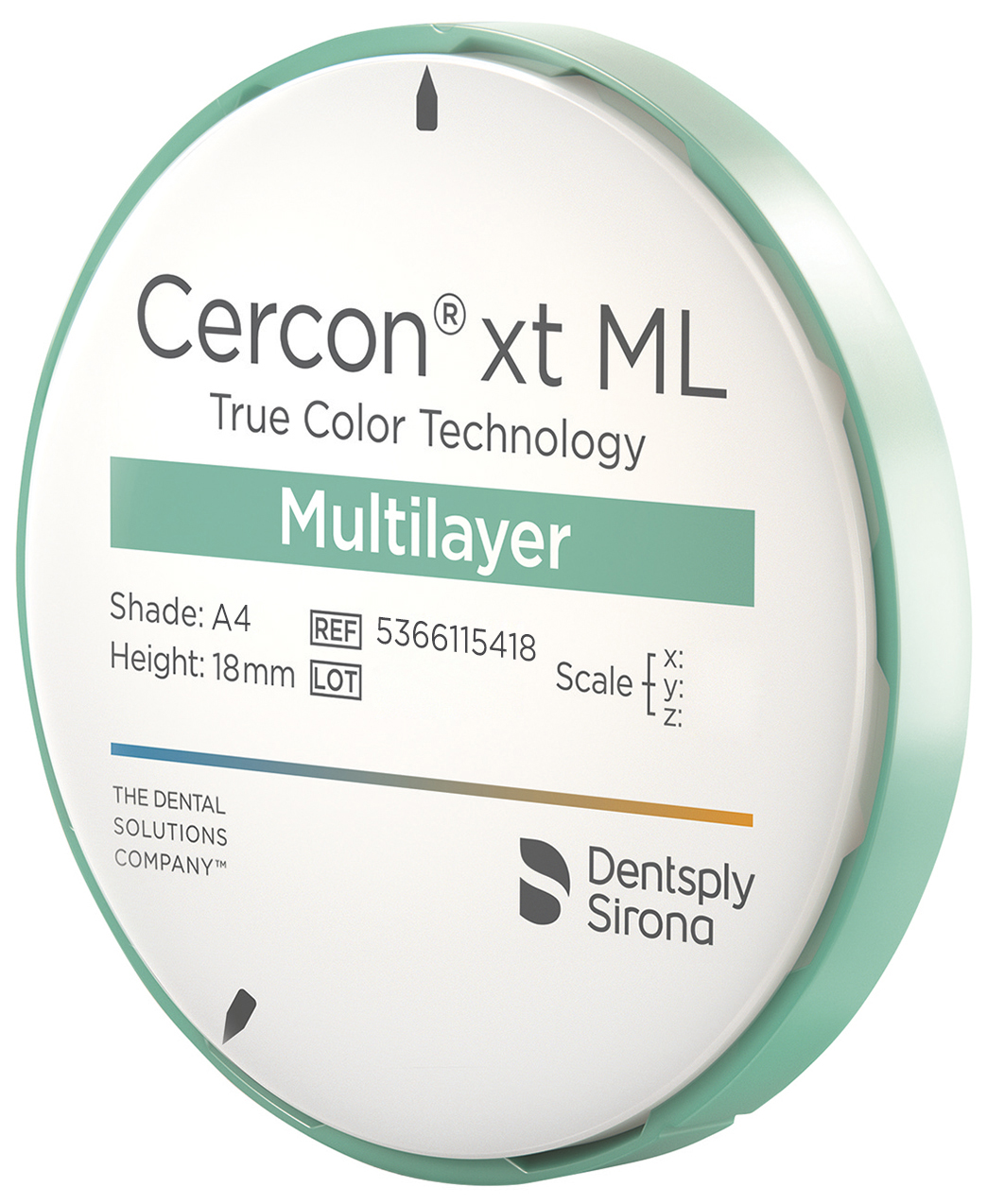 Диск Cercon XT ML disk 98-18 (1 шт) Dentsply Sirona