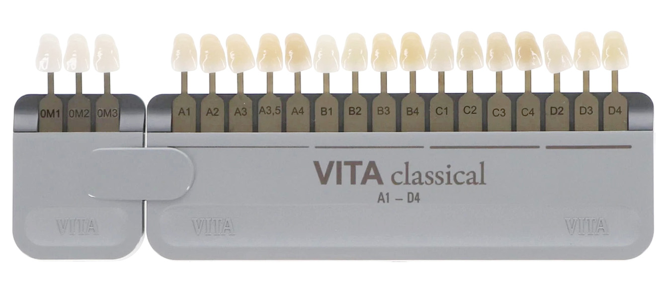 Шкала цветовая VITA classical A1-D4 с отбеленными оттенками Vita B027CV1