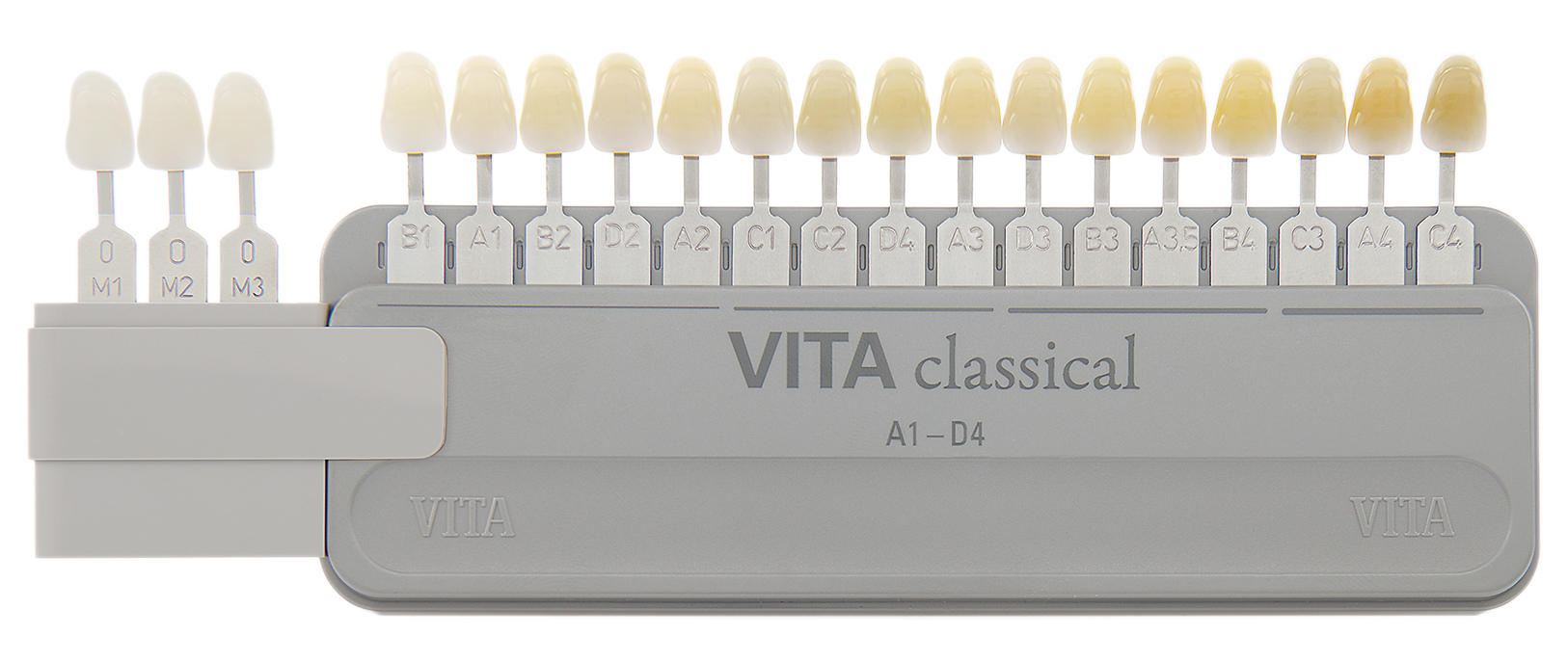 Шкала цветовая VITA classical A1-D4 с отбеленными оттенками Vita B027CV1