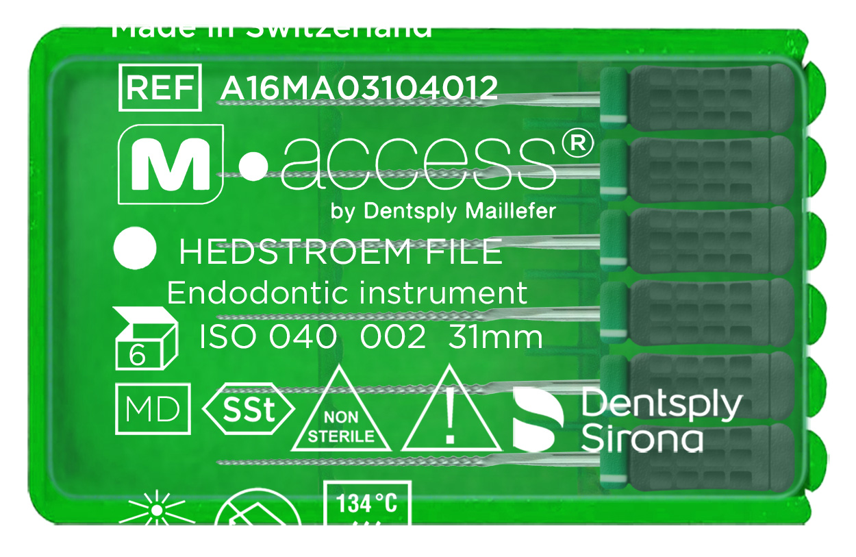 Каналорасширитель M-Access Hedstroem ручной (6 шт) Dentsply Sirona