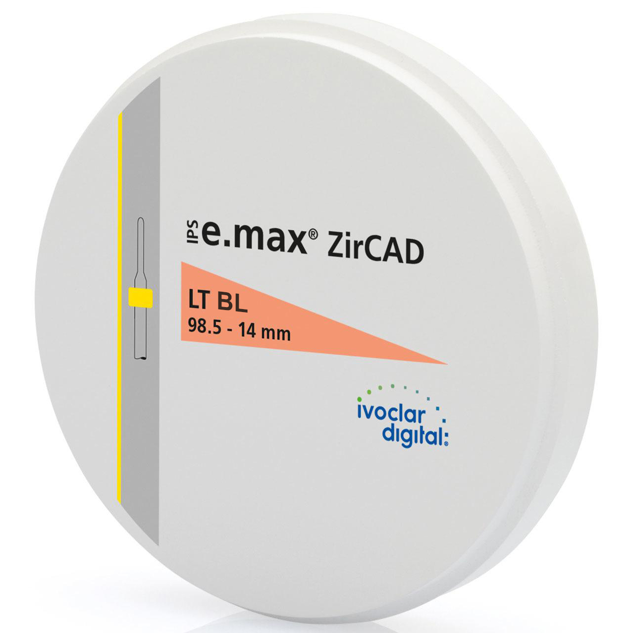 Диск IPS e.max ZirCAD LT 98,5-14 (1 шт) Ivoclar