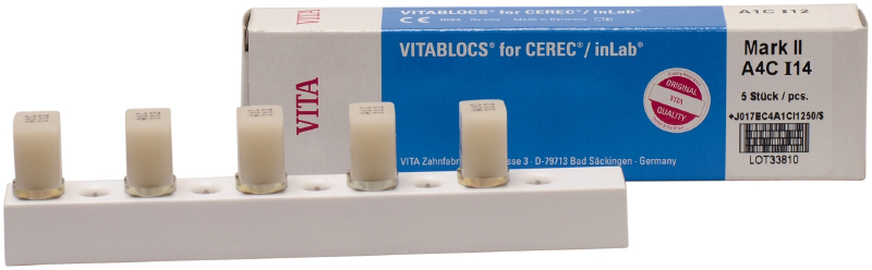 Блоки VITABLOCS Mark II для CEREC/inLab (5 шт) Vita