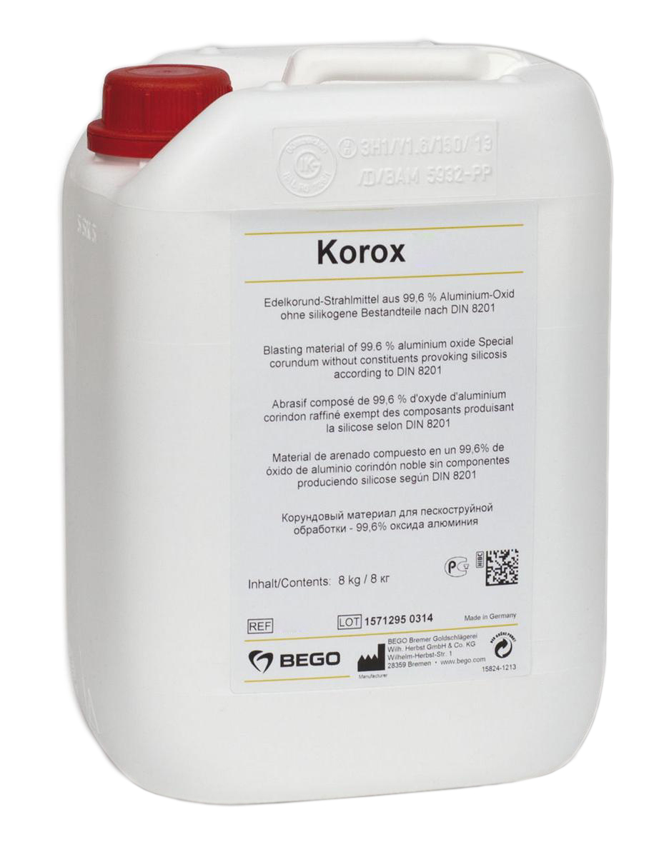 Песок Korox для пескоструйной обработки (8 кг) Bego
