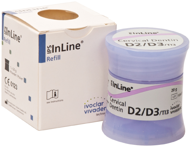 Масса керамическая IPS InLine Cervical Dentin D2/ D3 (20 г) Ivoclar 593242