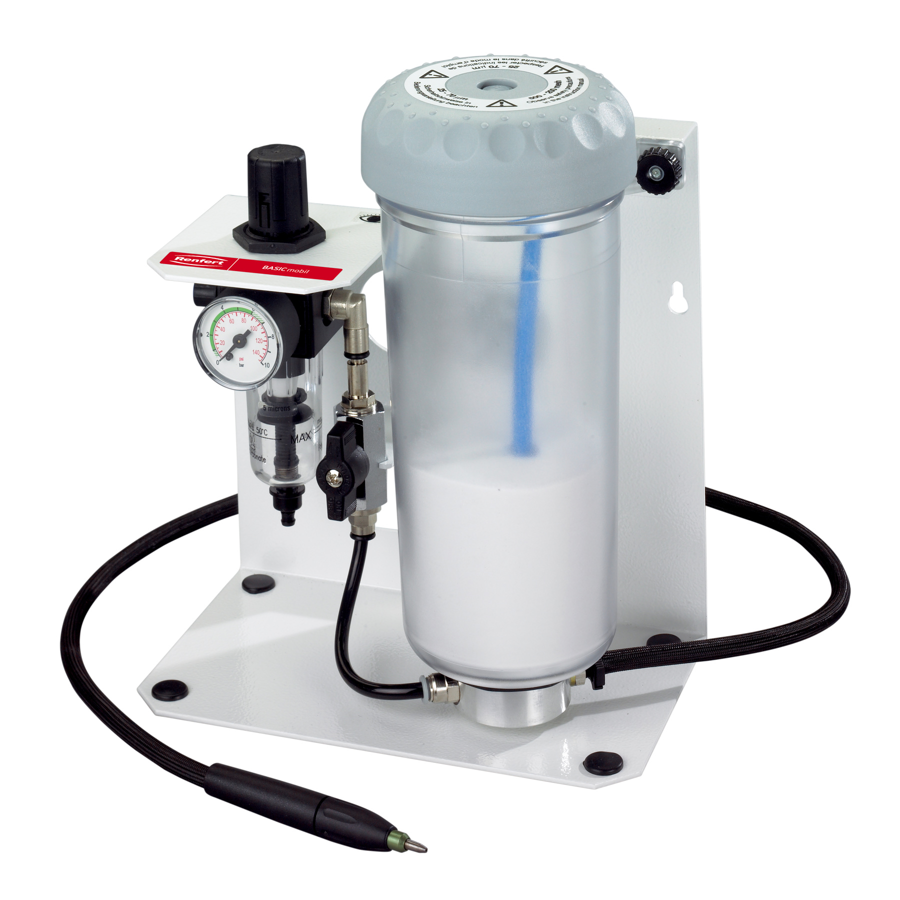 Аппарат пескострАппарат пескоструйный Basic mobil с бачком Renfert 29143250