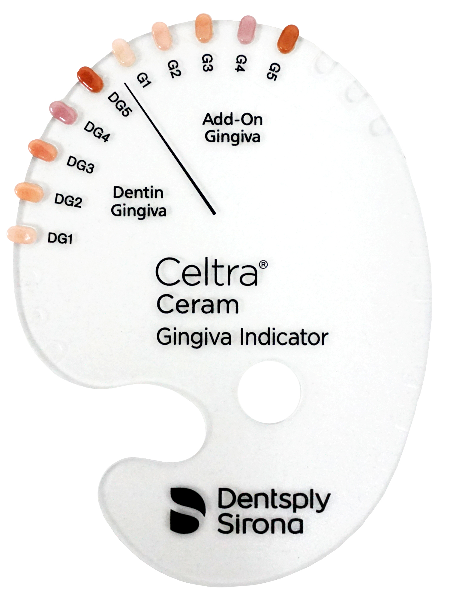 Шкала цветовая Celtra Ceram Gingiva Indicator Dentsply Sirona 601005