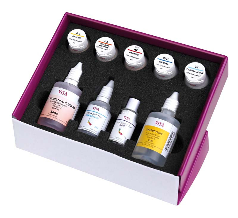 Набор VITA VMK Master ONE COLOR KIT A2 (5 х 12 г,5 г, 2х50 мл, 20 мл) Vita BVMKOCSA2V2