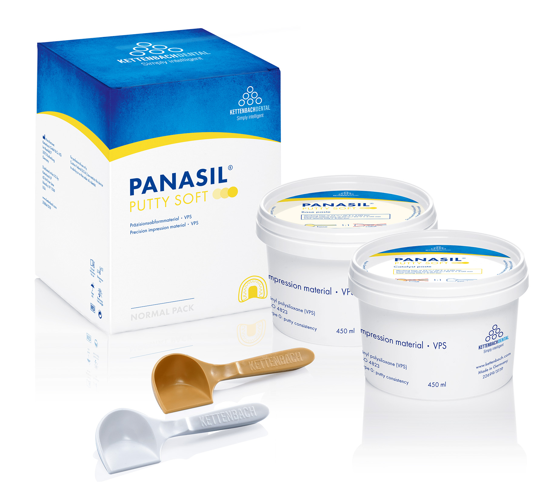 А-силикон база Panasil Putty soft Normal pack Kettenbach 11121