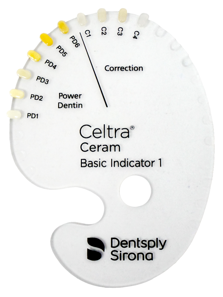 Шкала цветовая Celtra Ceram Basic Indicator 1 Dentsply Sirona 601002