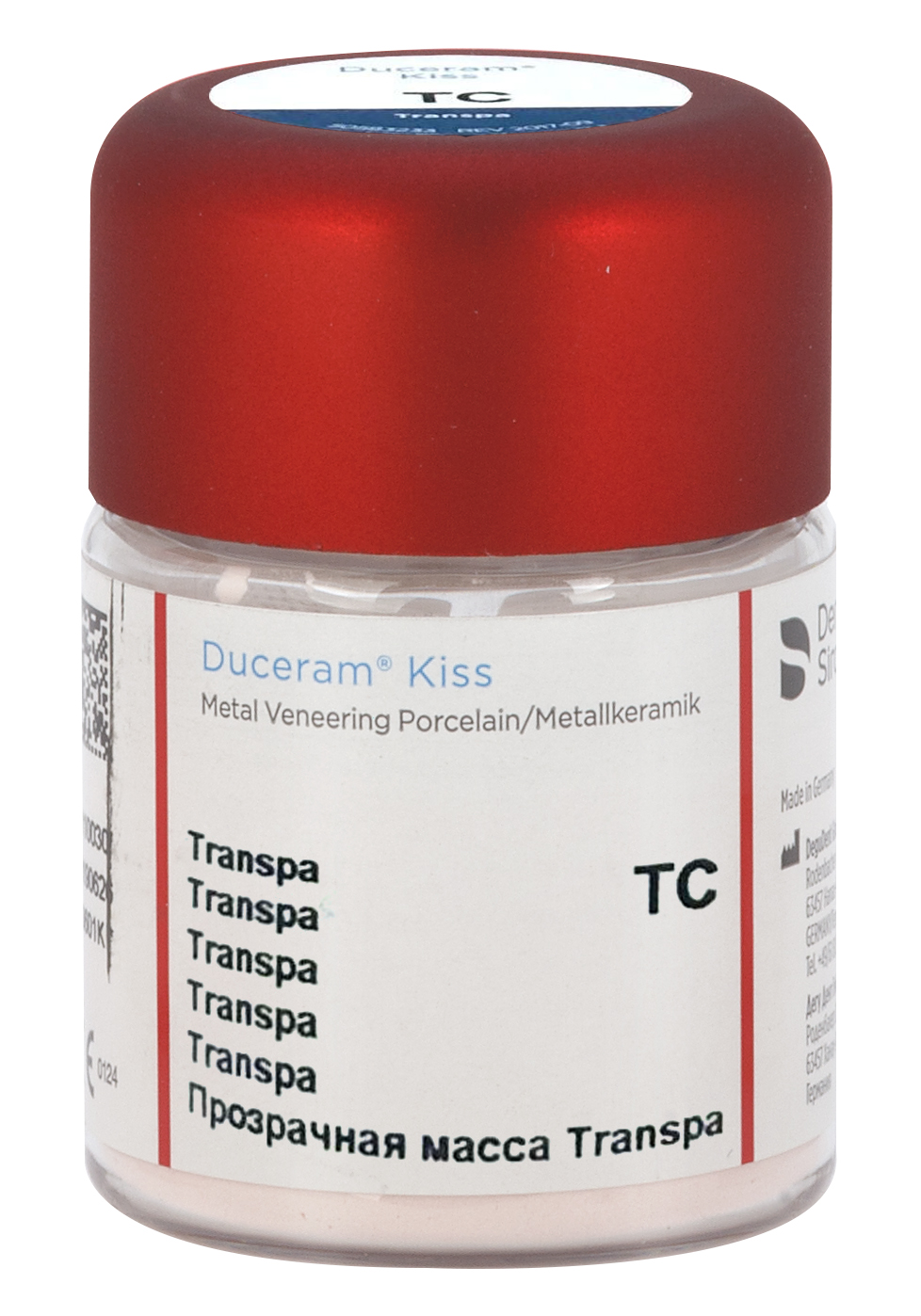 Масса керамическая прозрачная Duceram Kiss (20 г) Dentsply Sirona