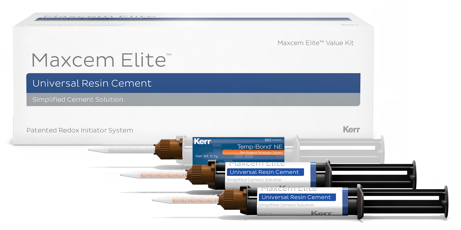 Цемент Maxcem Elite Value Kit (2х5 г, 11,7 г, насадки) Kerr 34056