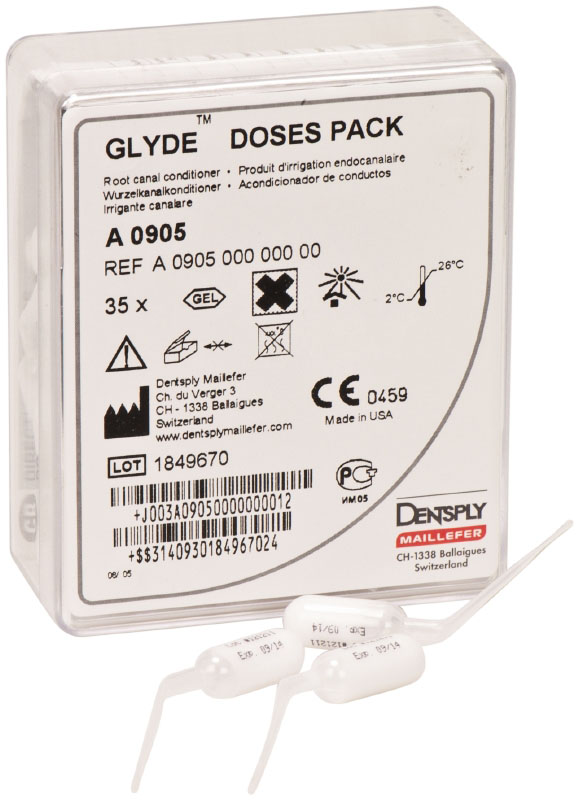 Лубрикант Glyde File Doses Pack of 35 (35x0,5 мл) Dentsply Sirona A090500000000
