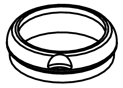 Кольцо резьбовое кнопки WK-93 (LT/LT S) W&H 06524500
