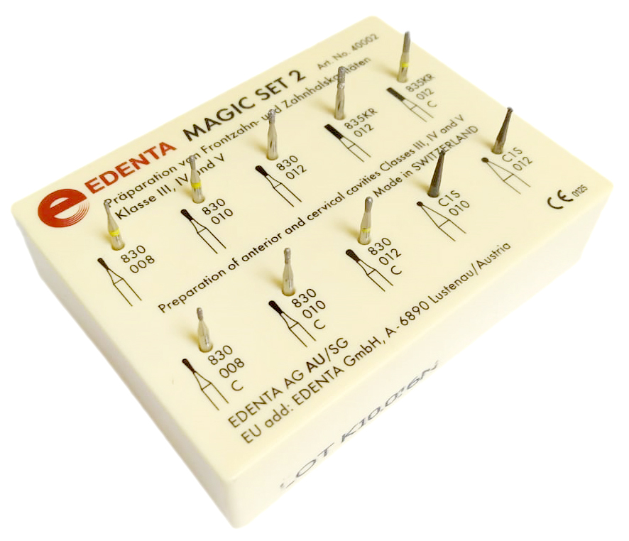 Набор боров Magic Set 2 (10 шт) Edenta 40002SO