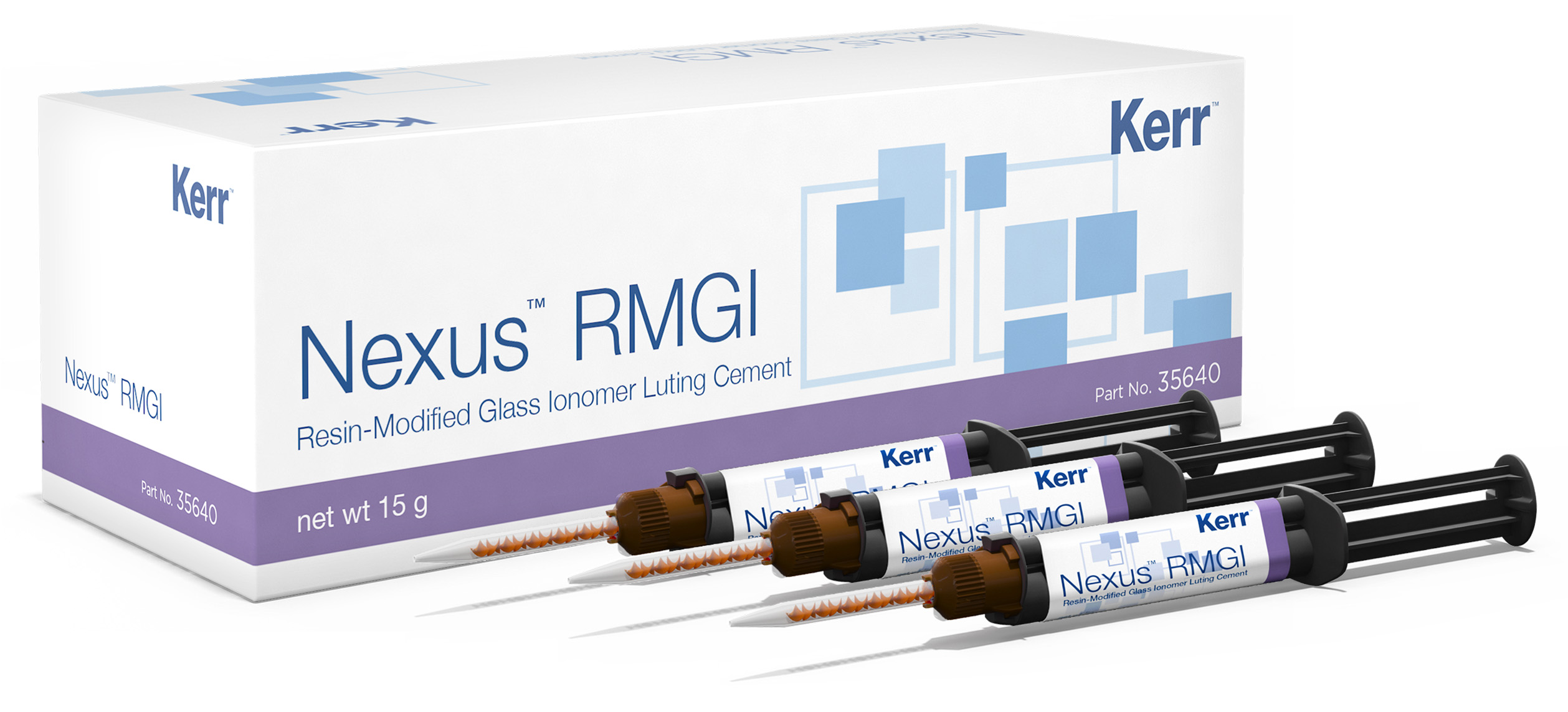 Цемент Nexus RMGI™ Kit (3х5 г, насадки) Kerr 35640
