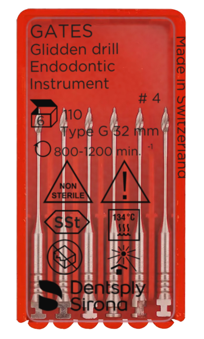 Каналорасширитель Gates машинный (6 шт) Dentsply Sirona