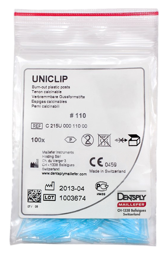 Шифты беззольные Uniclip (100 шт) Dentsply Sirona