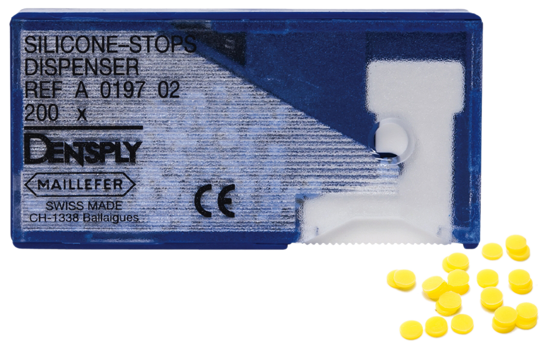 Стопперы Silicone-Stop Dispenser Yellow (100 шт) Dentsply Sirona A197A00000200