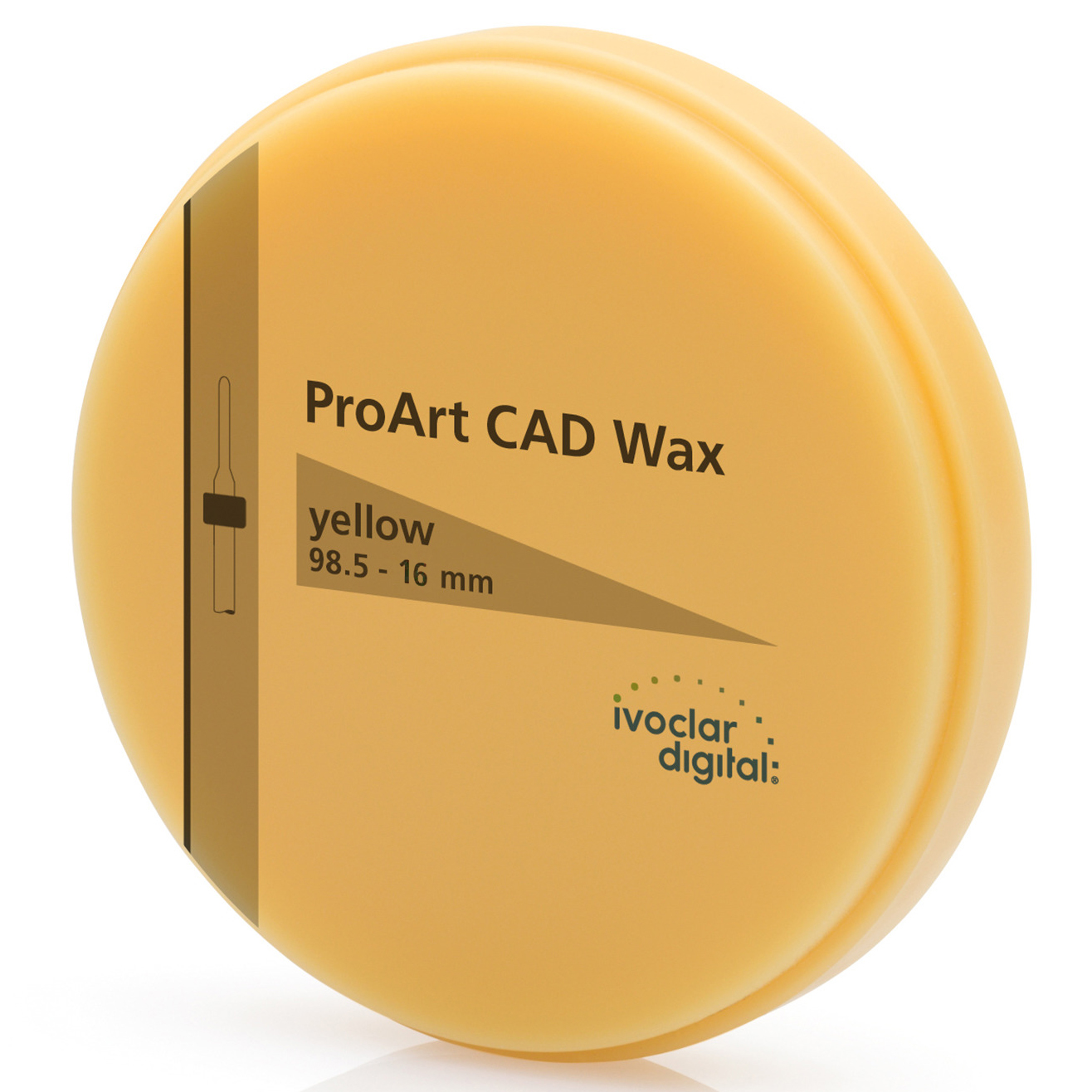 Воск желтый ProArt CAD Wax Ø 98.5 мм Ivoclar