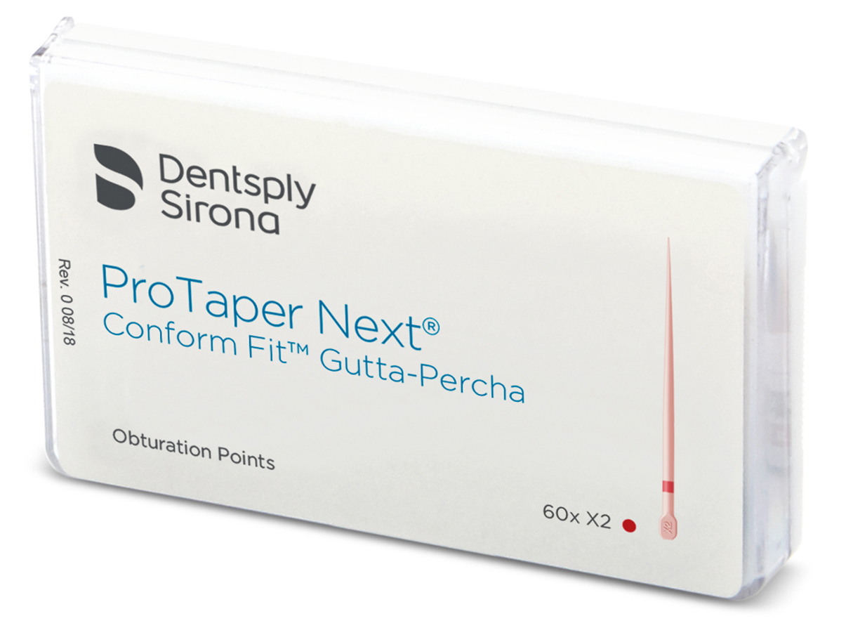 Штифты гуттаперчевые ProTaper Next Conform Fit (60 штифтов) Dentsply Sirona
