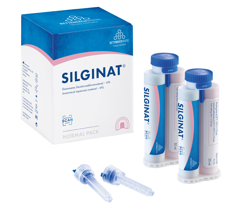 А-силикон среднетекучий Silginat Normal pack Kettenbach 1384611