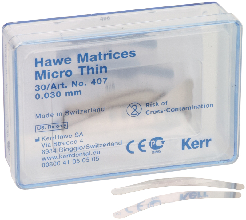 Матрицы Hawe Matrices micro-thin (30 шт) Kerr