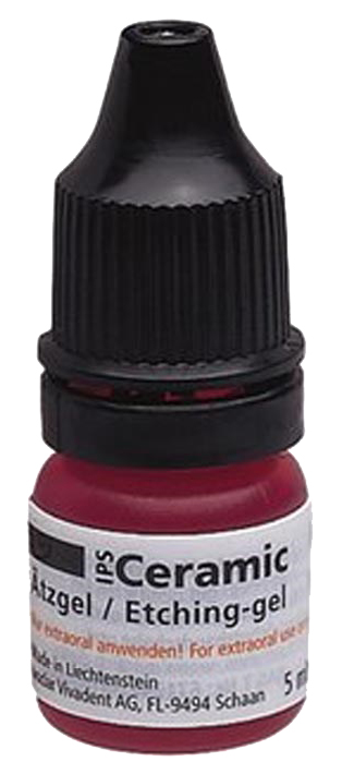 Гель для травления IPS Ceramic Etching Gel, красный (5 мл) Ivoclar 531548