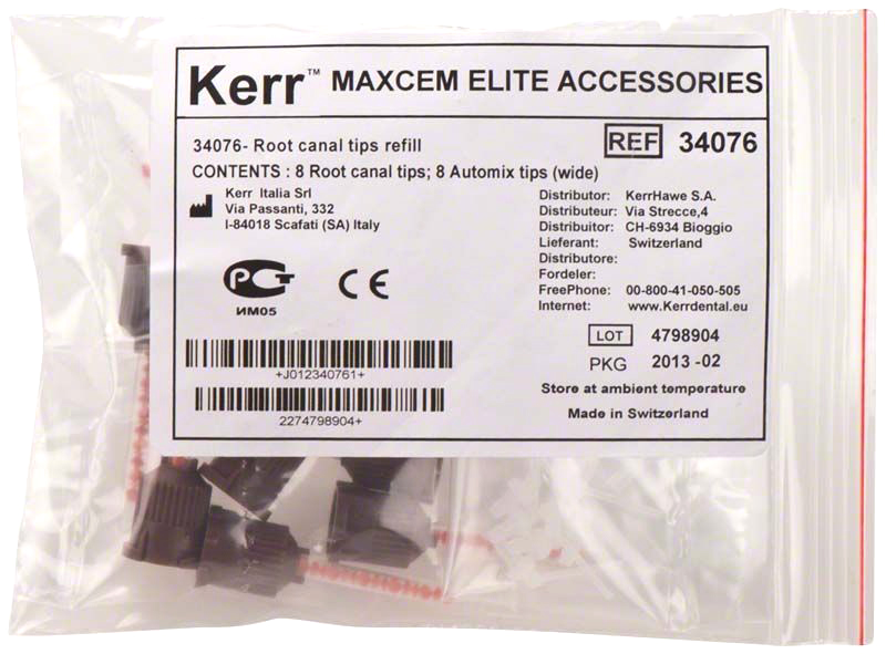 Насадка Maxcem Elite™ для внесения в канал (8 шт) Kerr 34076