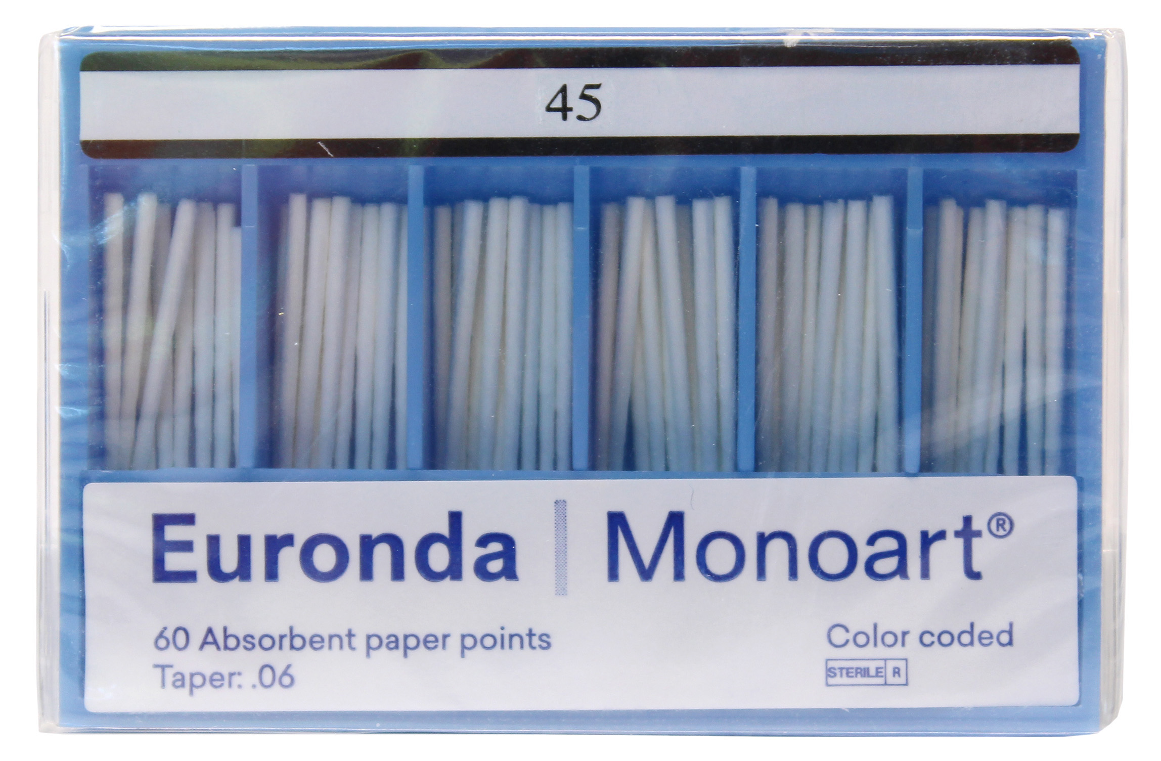 Штифты бумажные Monoart .06 (60 шт) Euronda