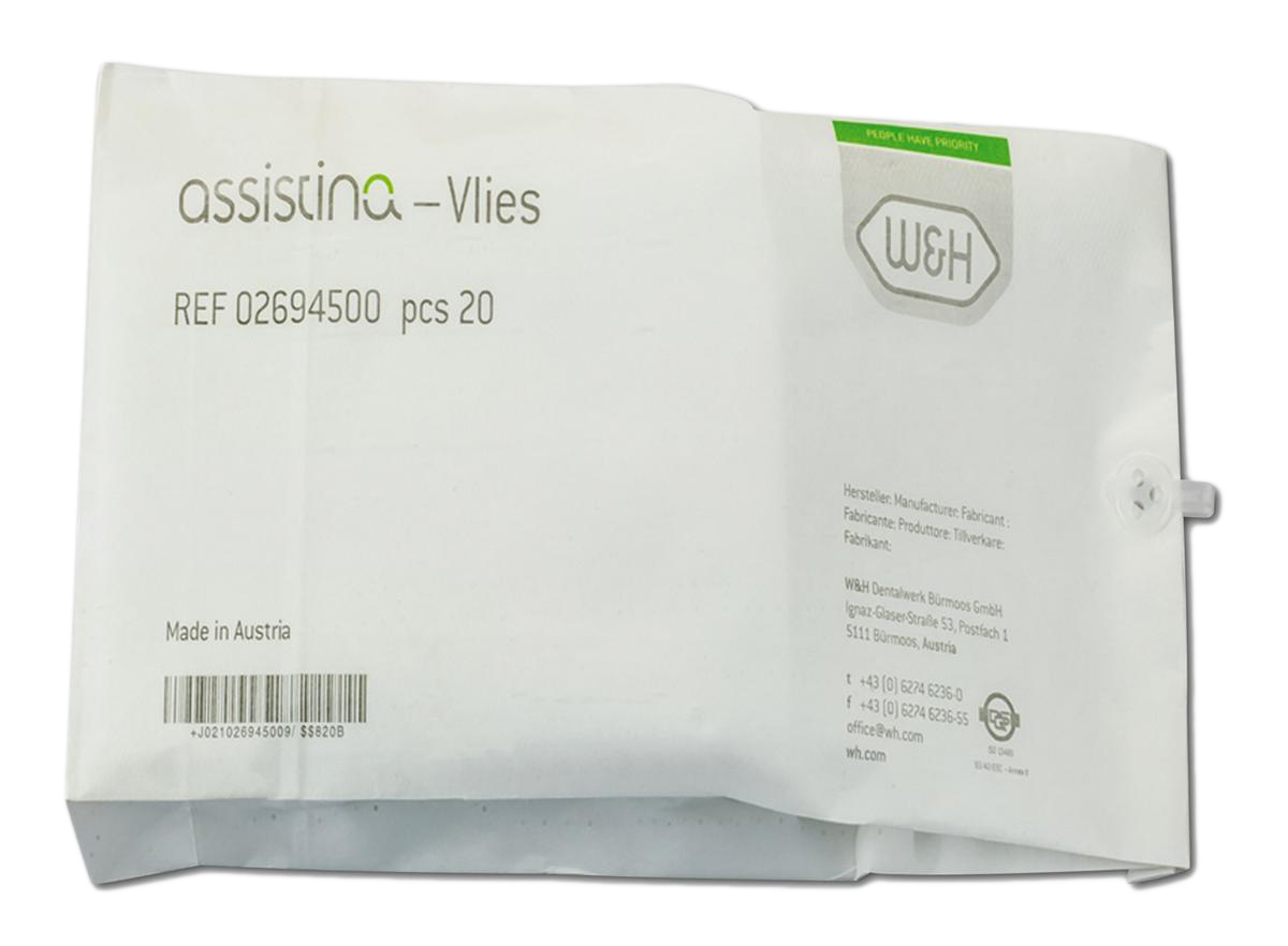 Салфетки впитывающие для Assistina 301 plus (20 шт) W&H 02694500