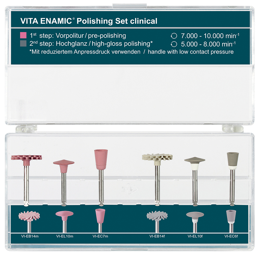 Набор VITA ENAMIC Polishing Set clinical (6 шт) Vita EENPSETCV1