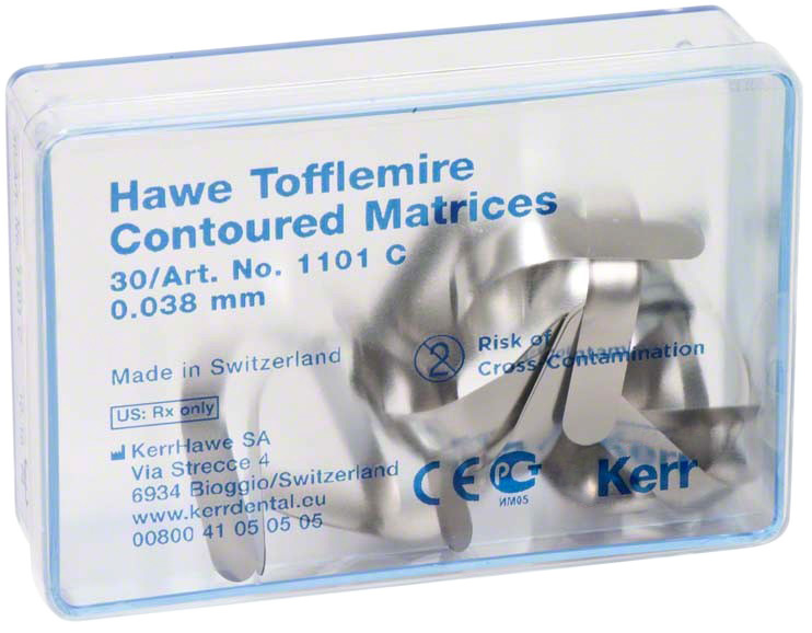 Матрицы Hawe Tofflemire Contoured Matrices (30 шт) Kerr
