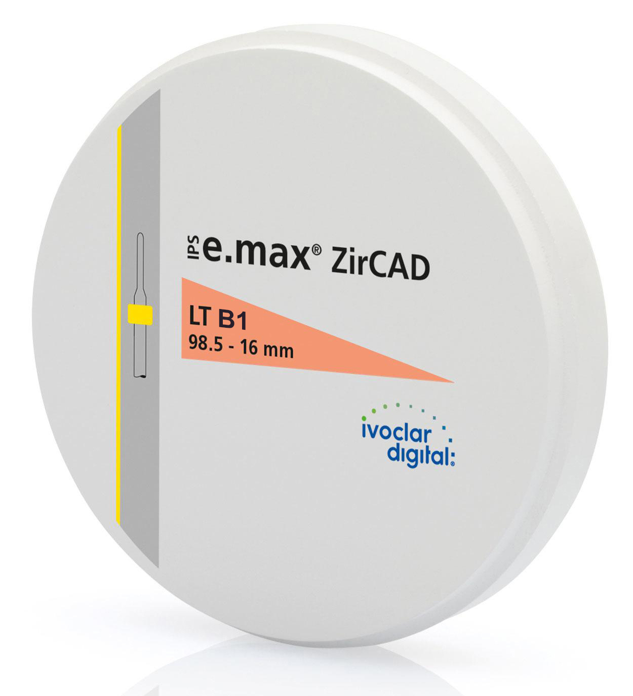 Диск IPS e.max ZirCAD LT 98,5-16 (1 шт) Ivoclar