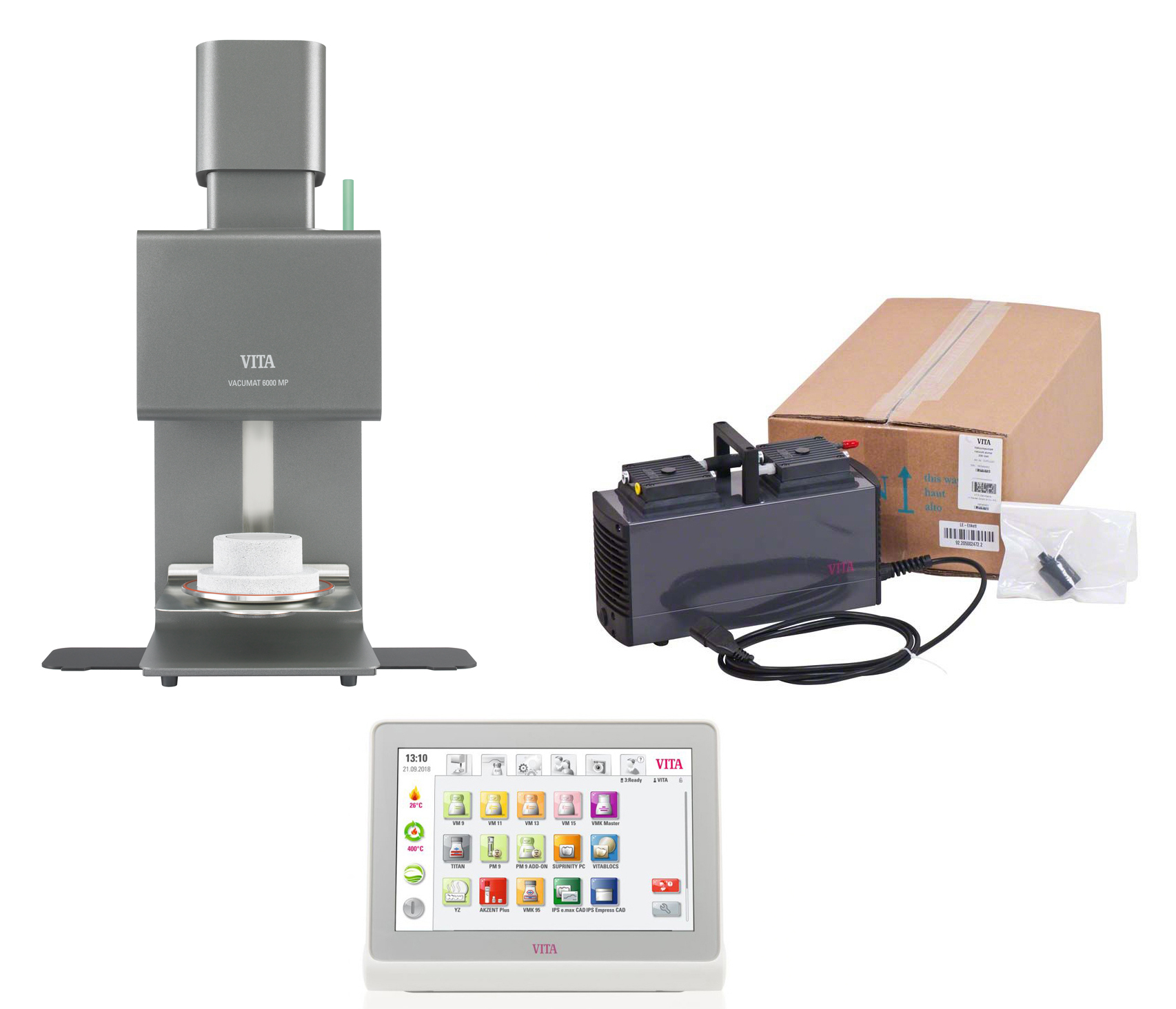 Печь для пресс керамики VITA Vacumat 6000MP Vita DV6000MP220+DVPADCV1+DVPU220