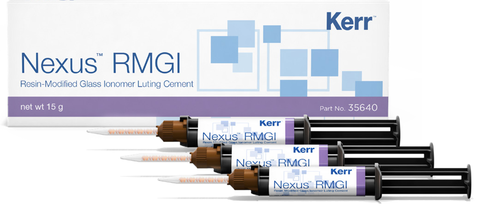 Цемент Nexus RMGI™ Kit (3х5 г, насадки) Kerr 35640