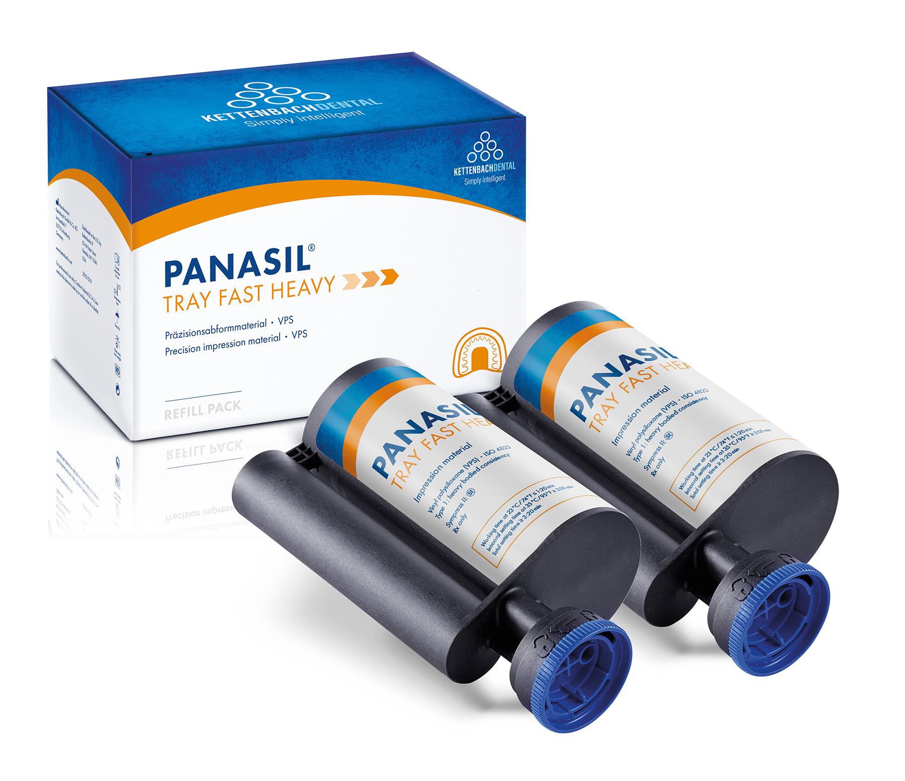 А-силикон вязкотекучий Panasil tray Fast Heavy Refill pack Kettenbach 14705