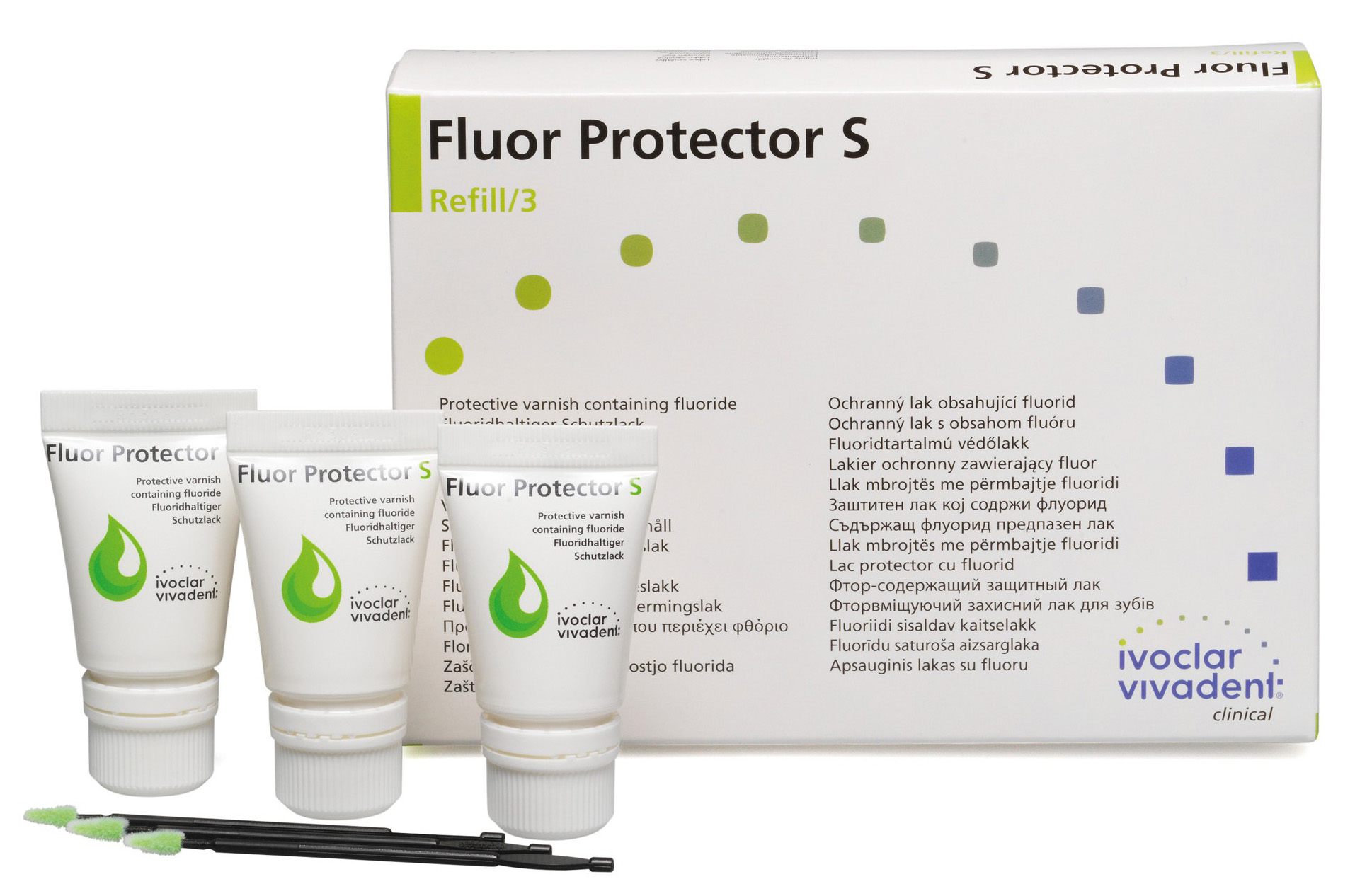 Лак защитный Fluor Protector S Refill (3 х 7 г) Ivoclar 639521