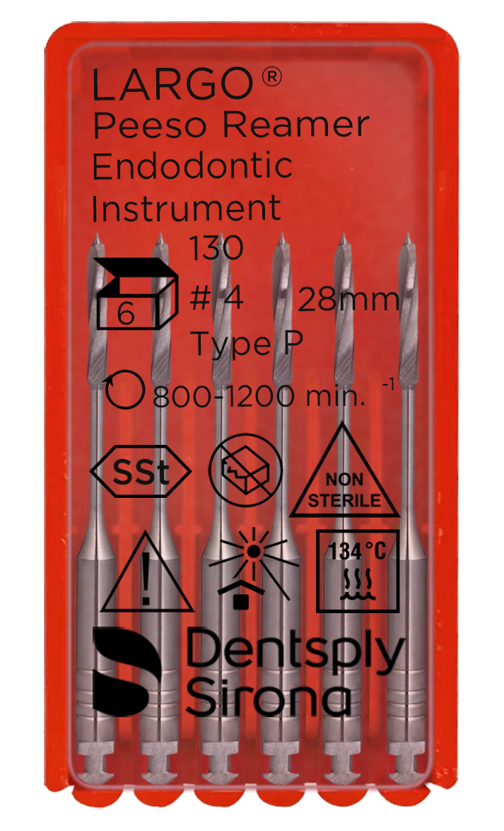 Каналорасширитель Largo машинный (6 шт) Dentsply Sirona