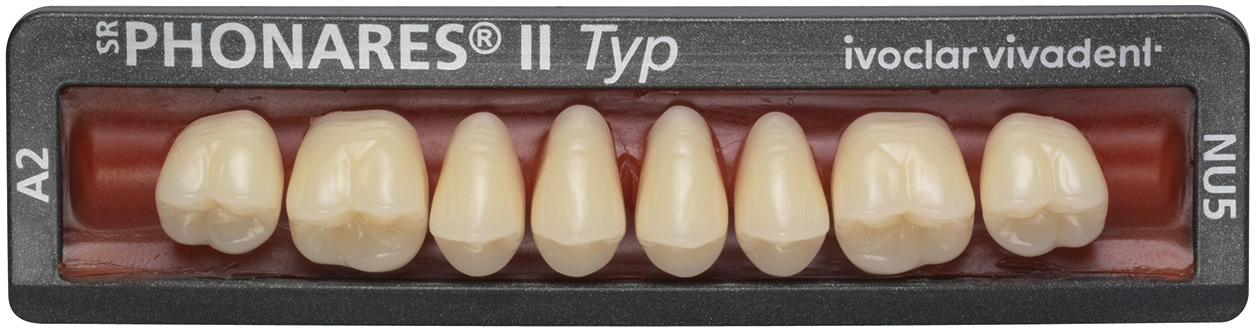 Зубы SR Phonares II Typ верхние жевательные (8 шт) Ivoclar
